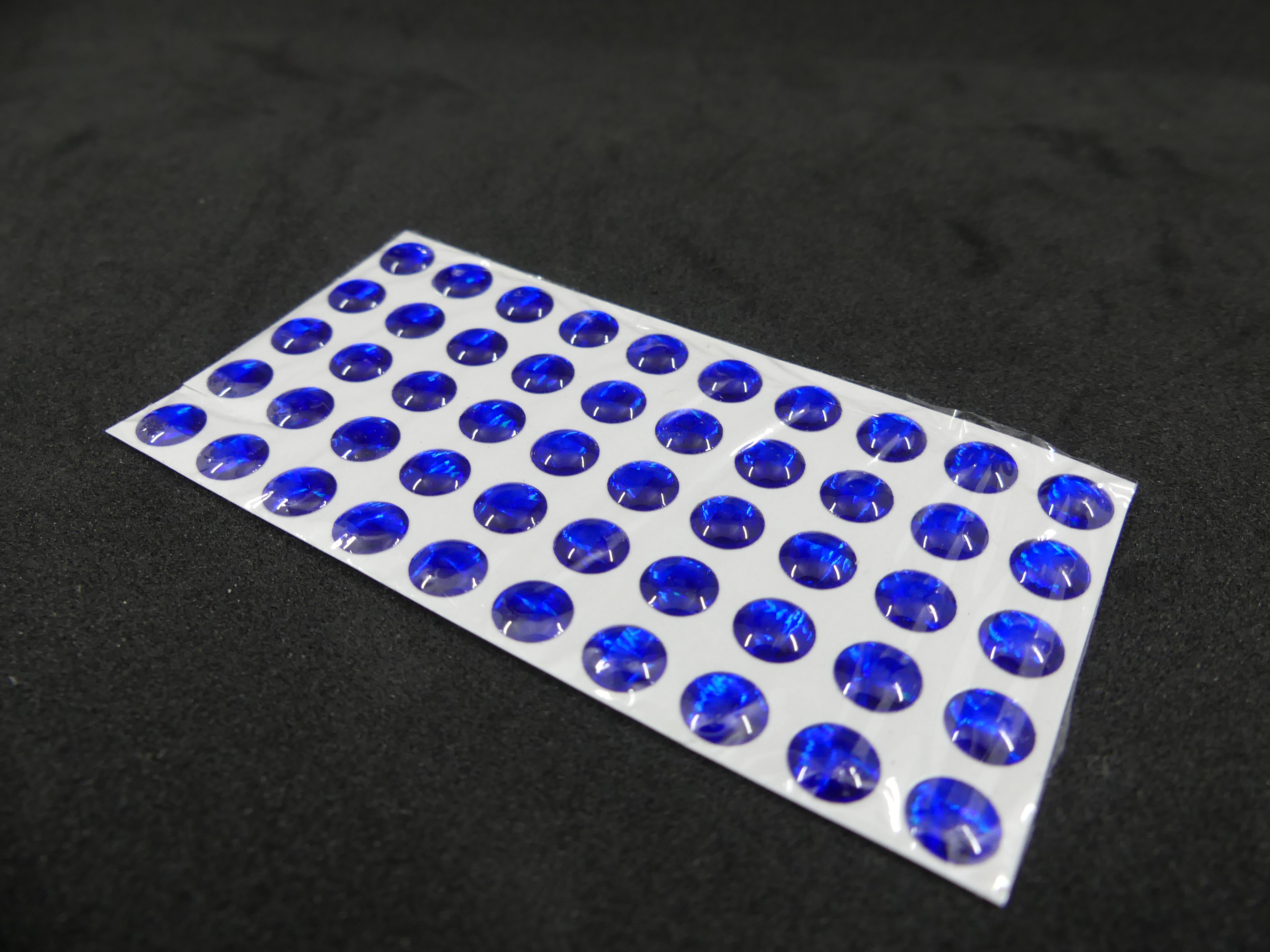 Shiny Ogen blauw 50 st - 5 of 6 mm - 2