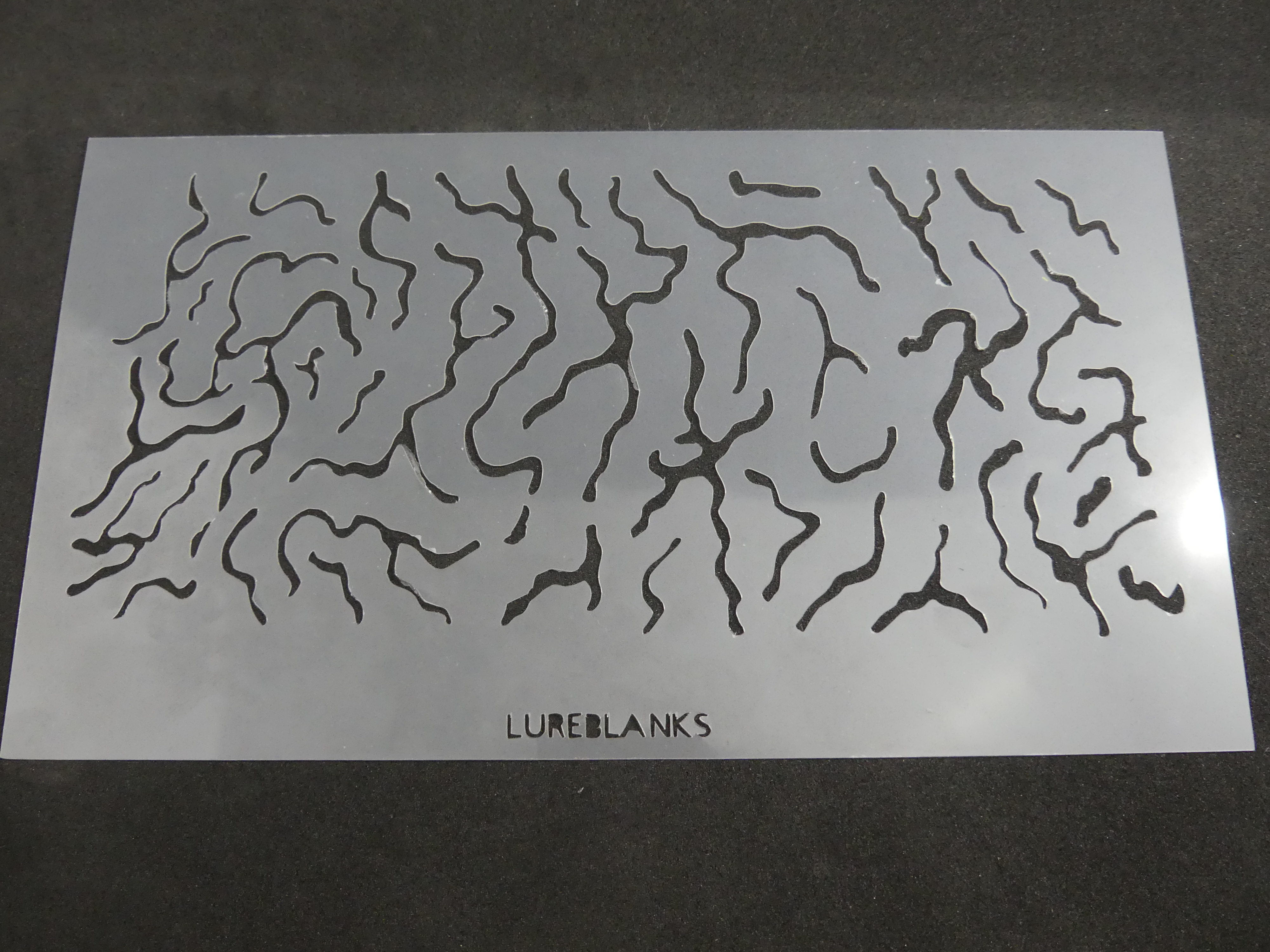 Sjabloon 19 cm x 11 cm: Dun kwabaalpatroon