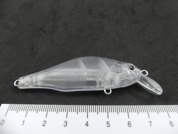 Wobbler abborre imitation 8 cm - 7 gram inkl ögon