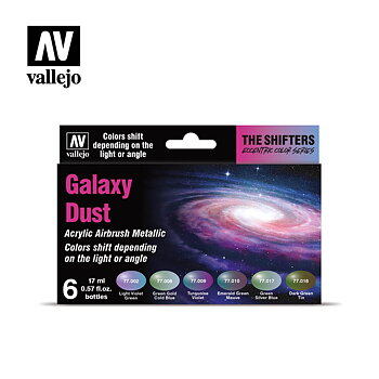 Colourshifting färg: Galaxy Dust - 6 Colours - 17 ml