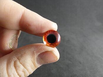 Glazen ogen 20 st - 8, 10, 12 of 15 mm