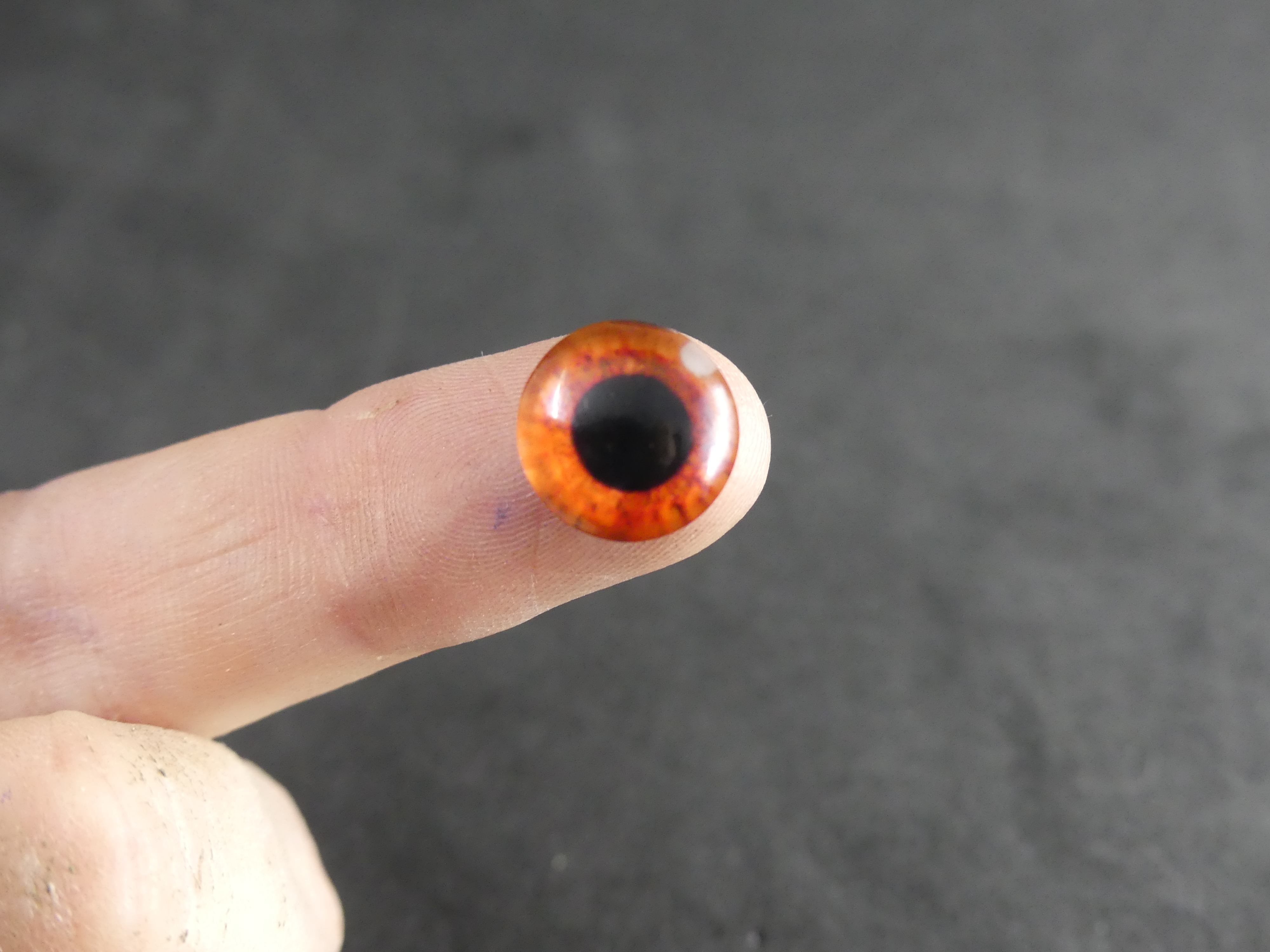 Glazen ogen 20 st - 8, 10, 12 of 15 mm