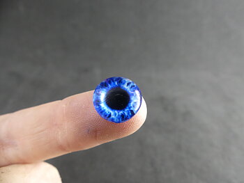 Glazen ogen 20 st - 8, 10 of 12 mm