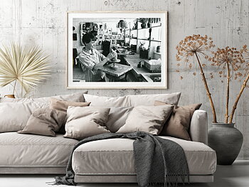 Poster  med Lisa Larson by History art