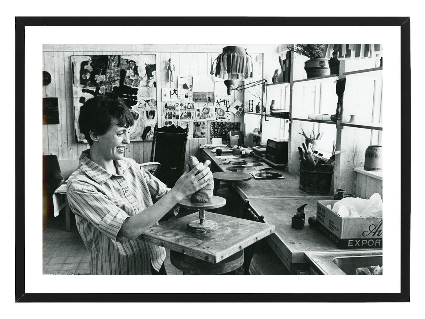 Poster  med Lisa Larson by History art