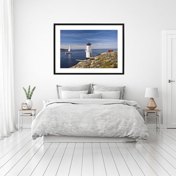 Poster Mollösunds fyr på Orust by Mujo