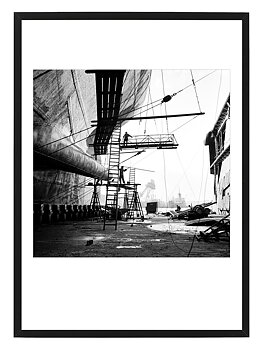 Poster Båtvarv by History art