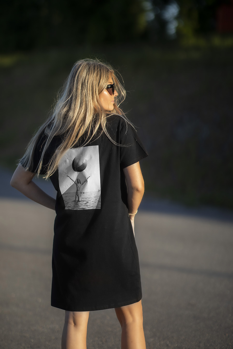 Lång t-shirt /strandklänning Tylösand by History art - 2