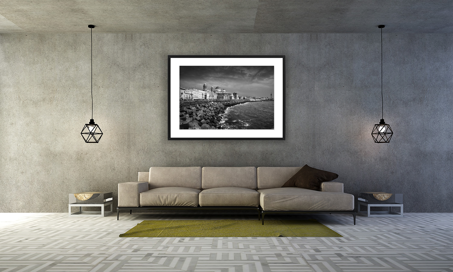 Poster Cadiz Spanien by Mujo - 2