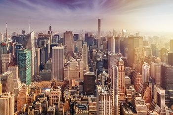 Poster Manhattan New York City by Mujo