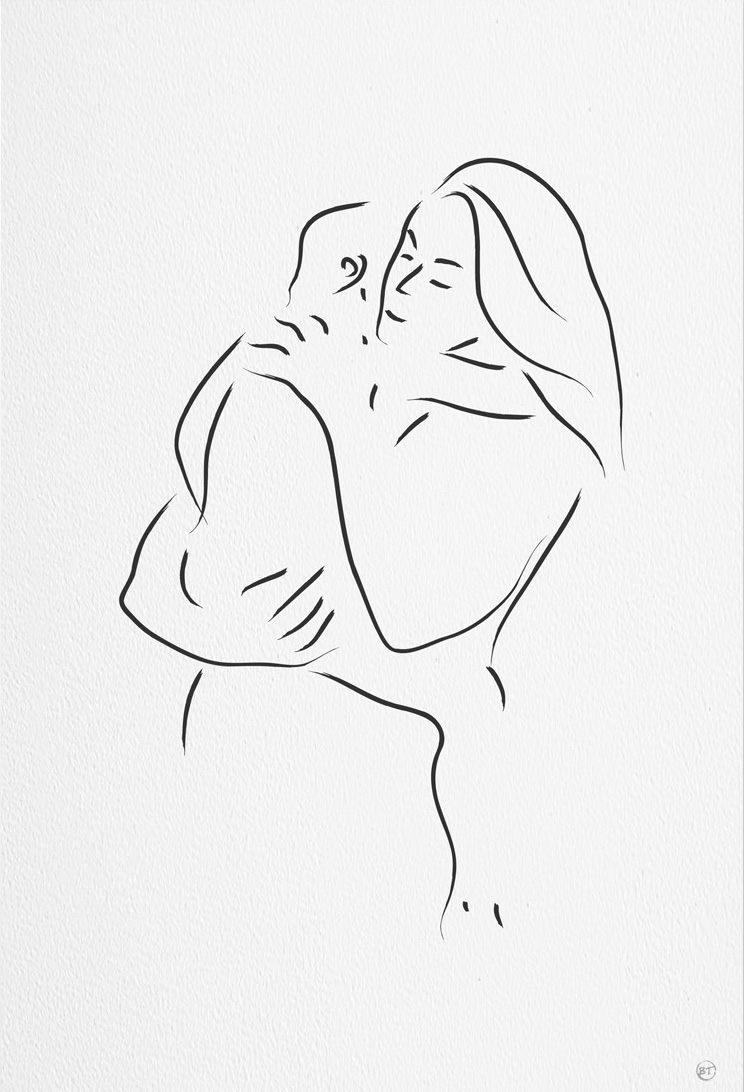 Poster Mother and child by C art - 3