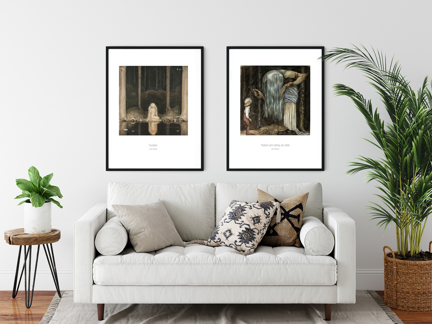 Poster John Bauer - Prinsessan Tuvstarr by History art - 2