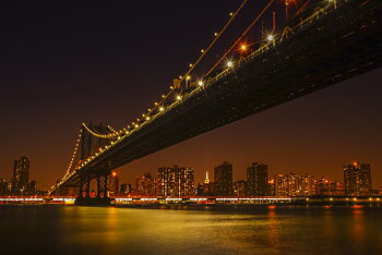 Poster Manhattan Bridge by Mujo