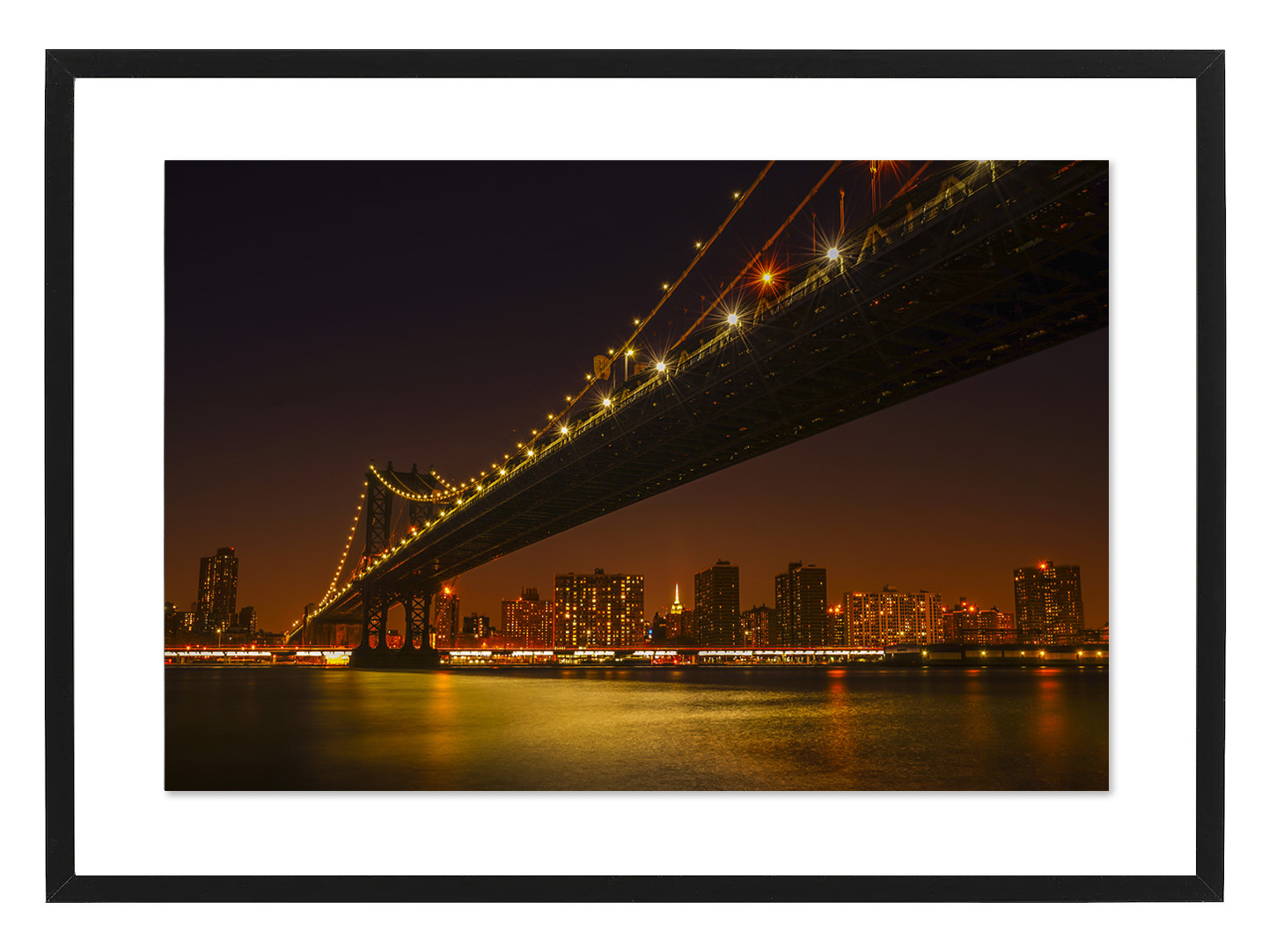 Poster Manhattan Bridge by Mujo
