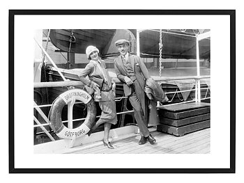Poster Garbo och Stiller by History art