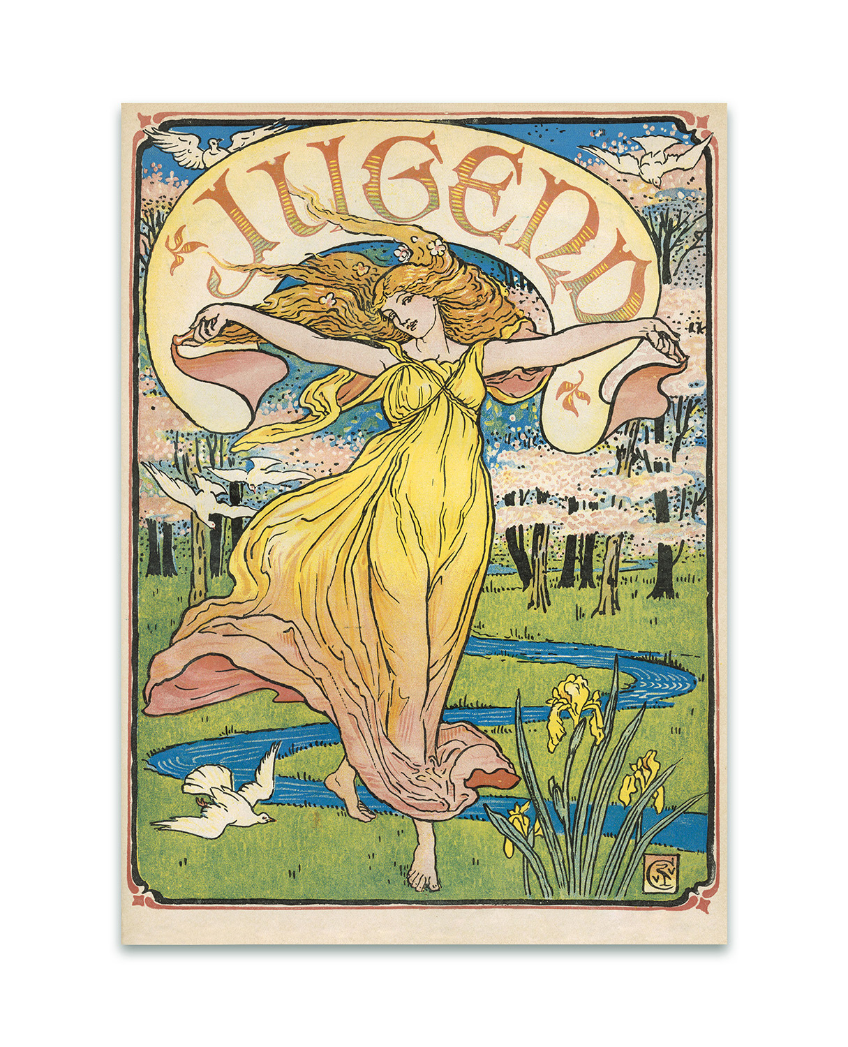 Konstkort Jugend by History art