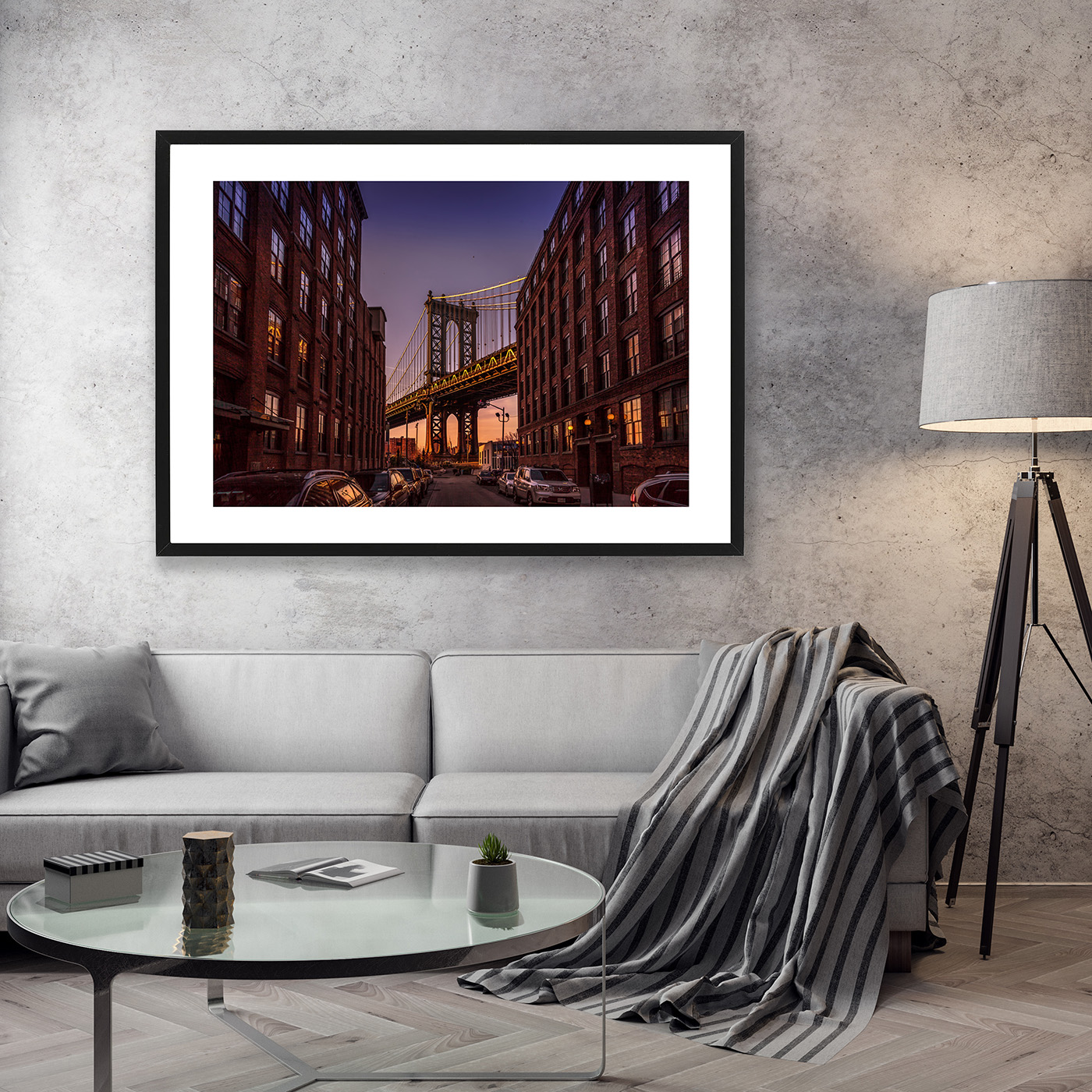 Poster Manhattan Bridge by Mujo - 2