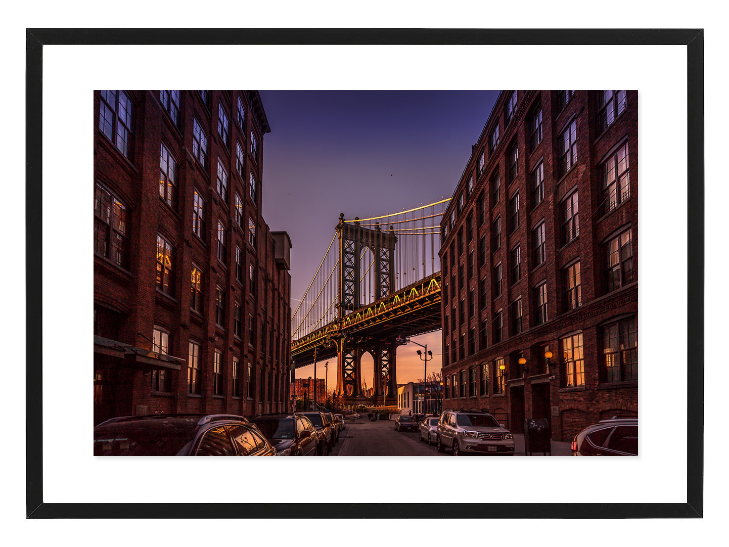 Poster Manhattan Bridge by Mujo