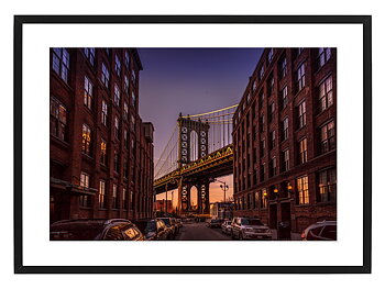 Poster Manhattan Bridge by Mujo