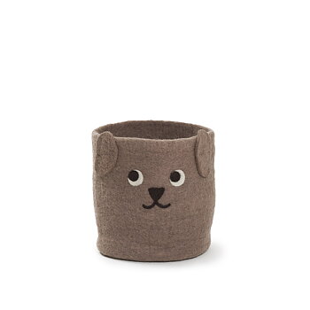 Puppy filtad förvaringskorg by Klippan Yllefabrik.