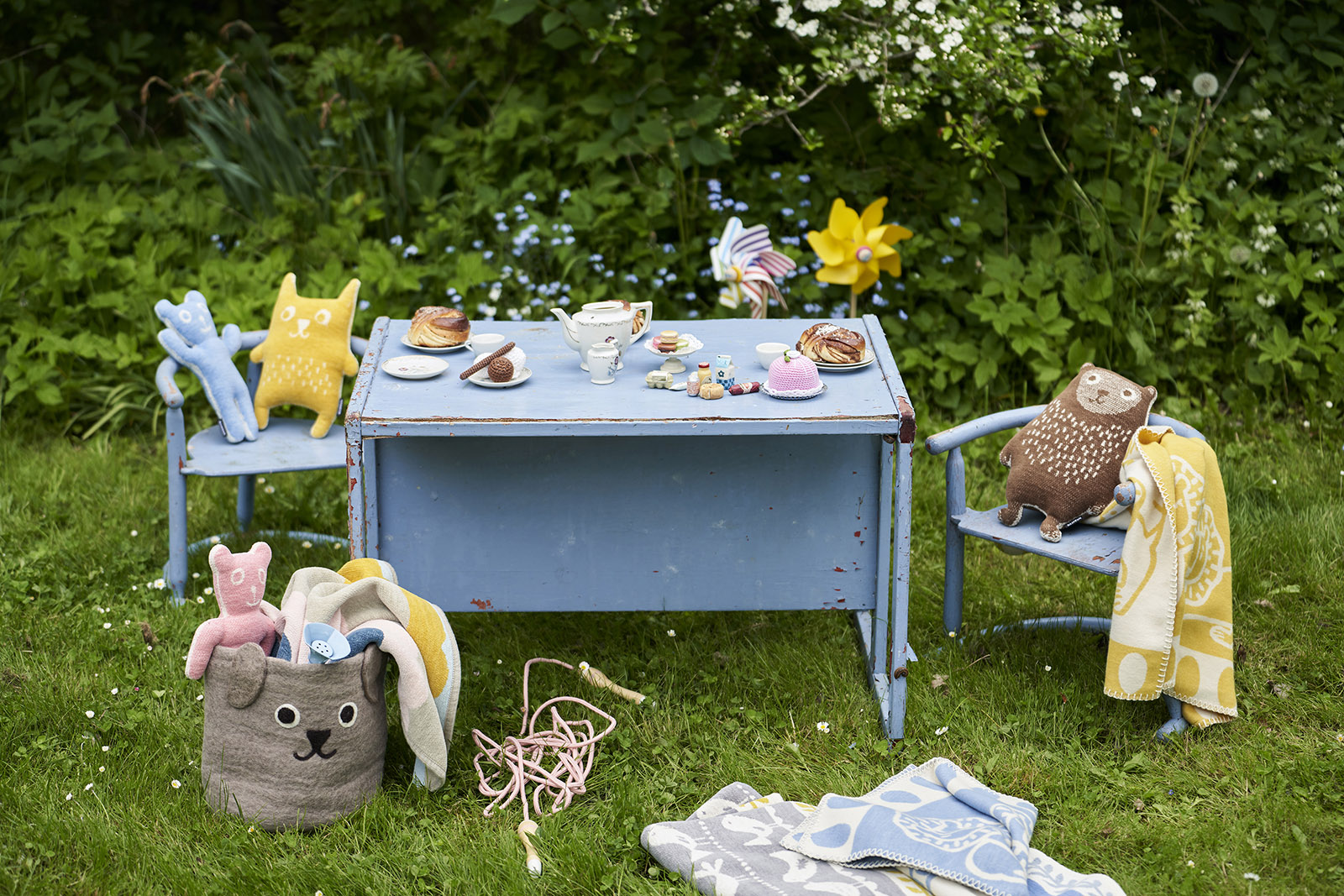 Puppy filtad förvaringskorg by Klippan Yllefabrik. - 4