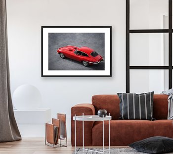 Poster Jaguar E-type 4.2  by Mujo