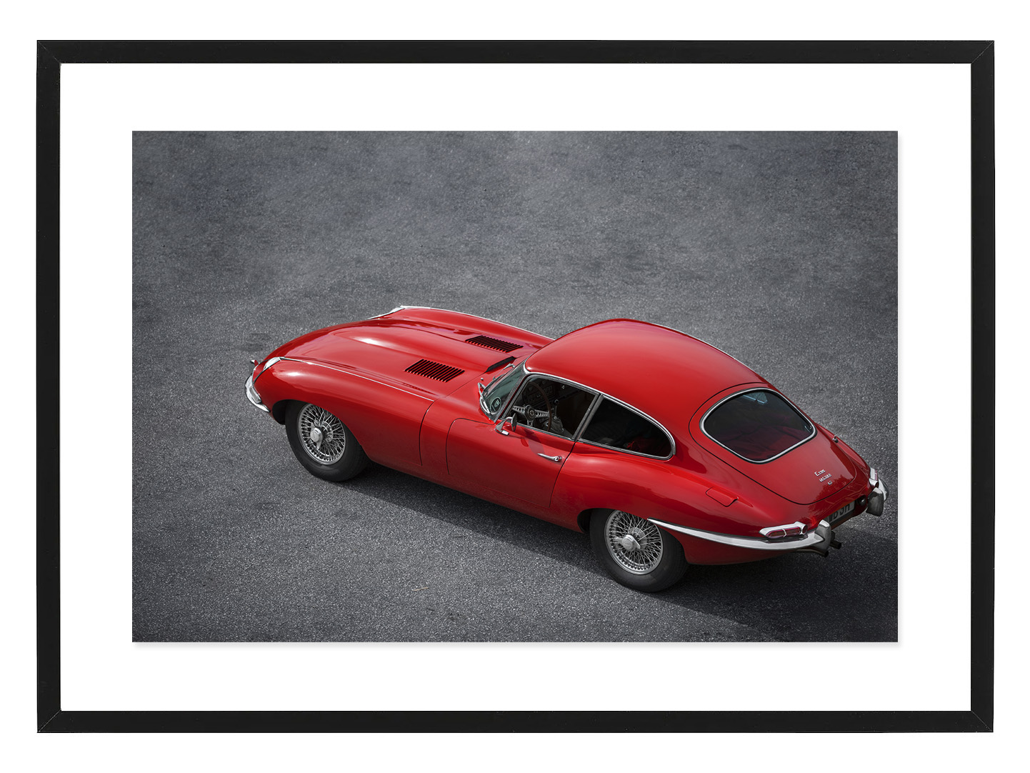 Poster Jaguar E-type 4.2  by Mujo
