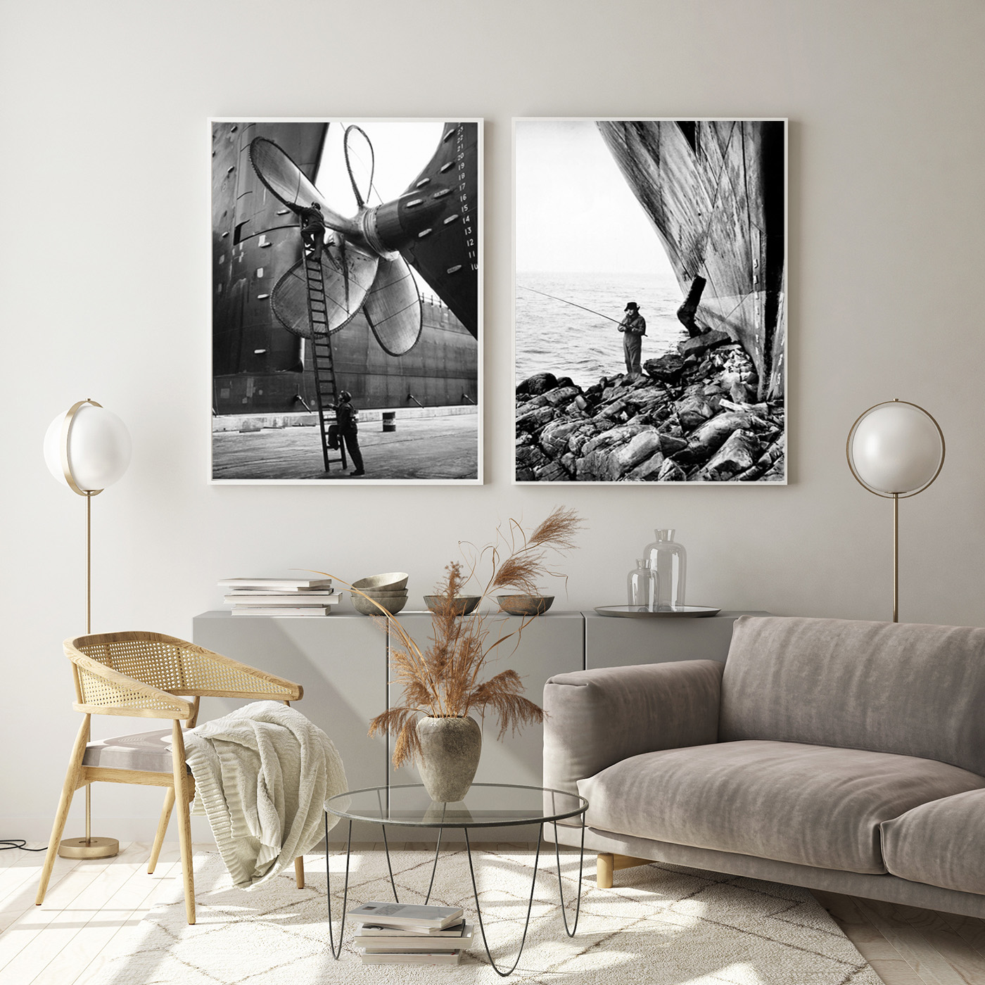 Fotokonst På grund i Mölle by History art - 2