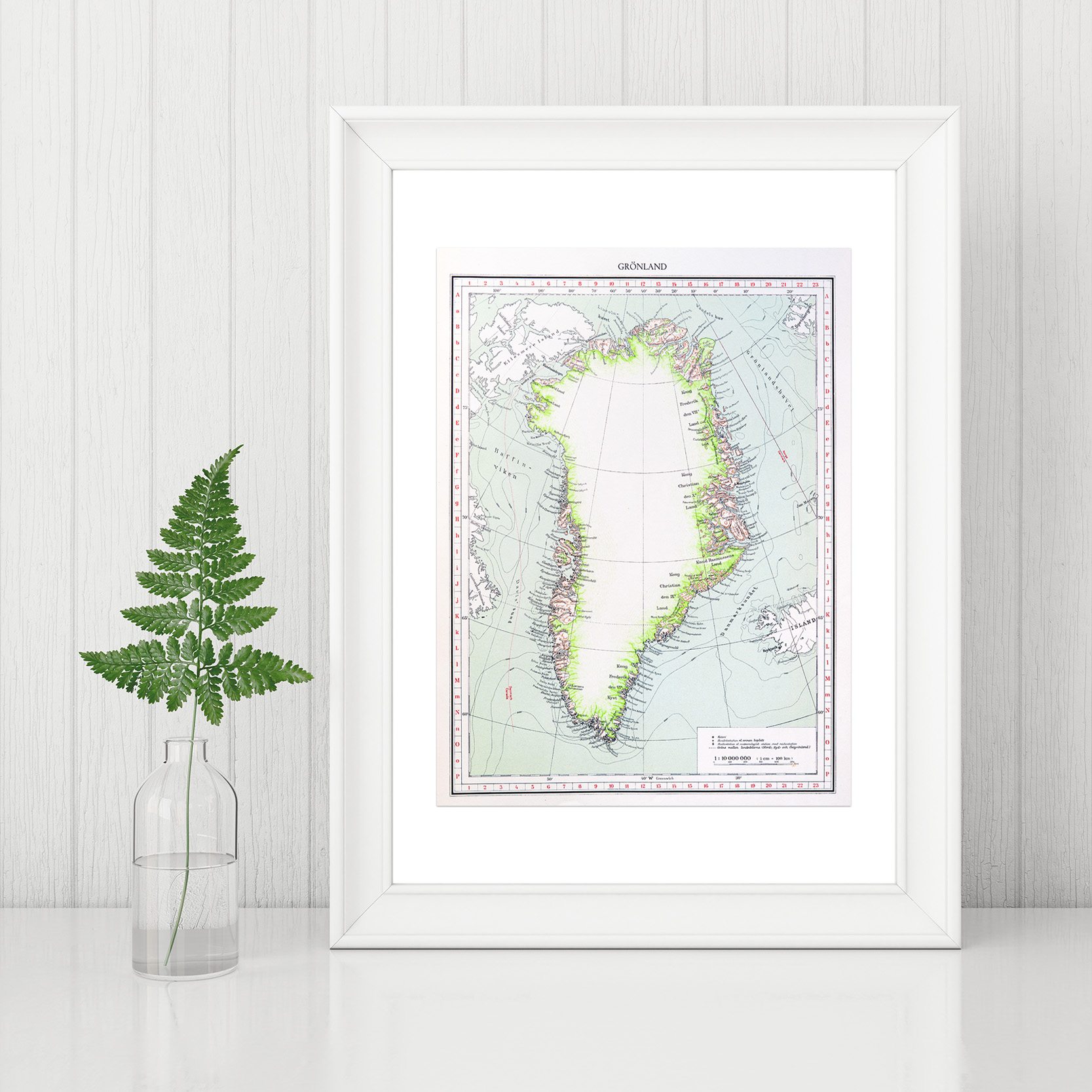 Poster Grönland by History art - 3