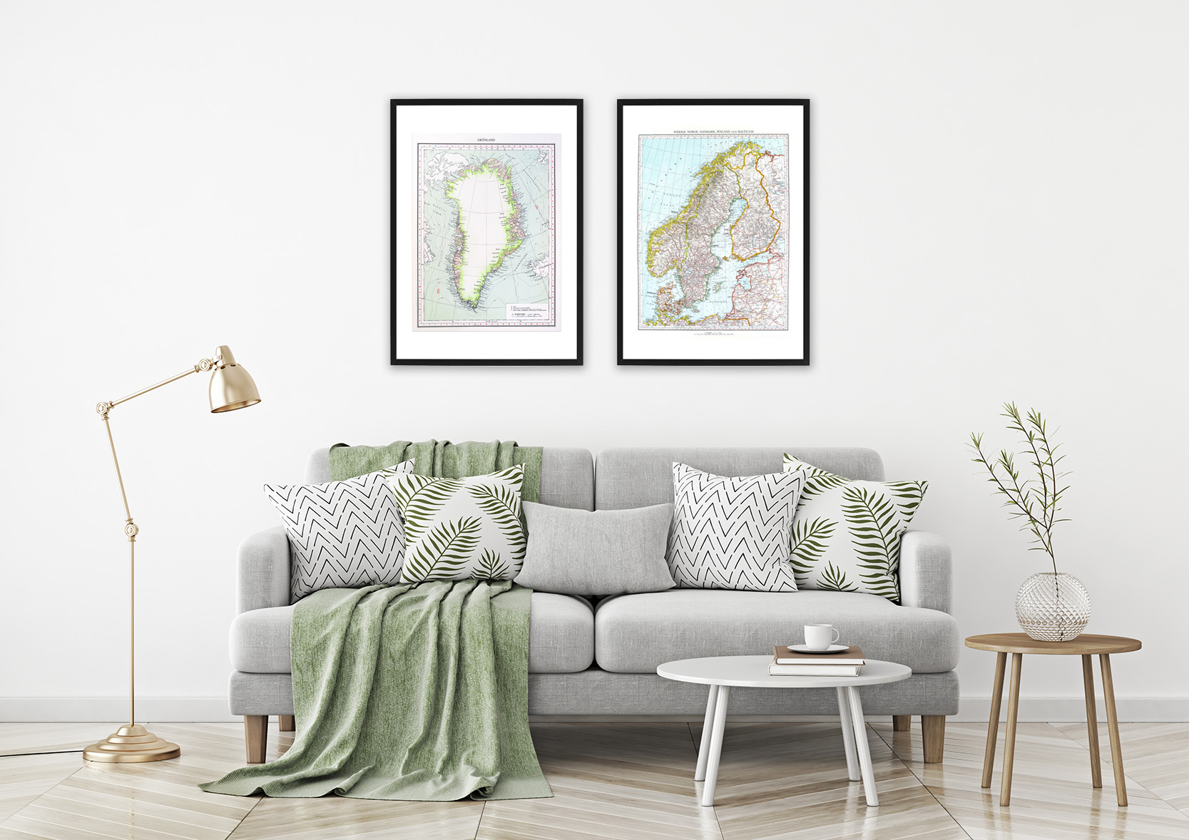 Poster Grönland by History art - 2