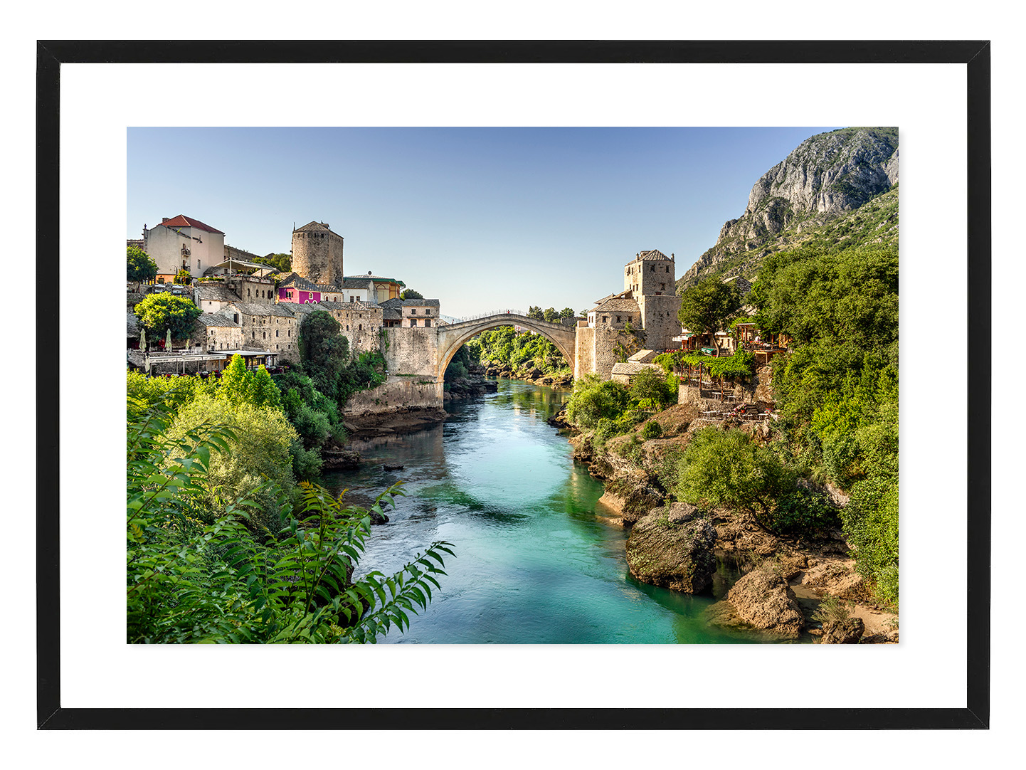 Poster Stari Most i Mostar by Mujo