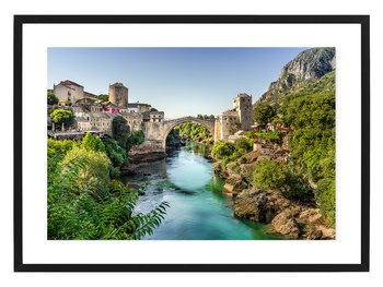 Poster Stari Most i Mostar by Mujo