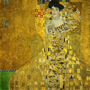 Fotovepa Kvinna i guld  - Gustav Klimt by History art