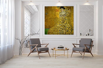 Fotovepa Kvinna i guld  - Gustav Klimt by History art