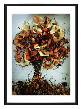 Fotokonst autumn tree by X art