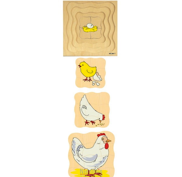Utvecklings pussel - Kyckling