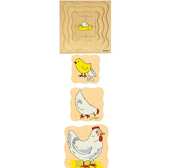 Utvecklings pussel - Kyckling