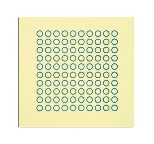 Sheet With 100 Circles