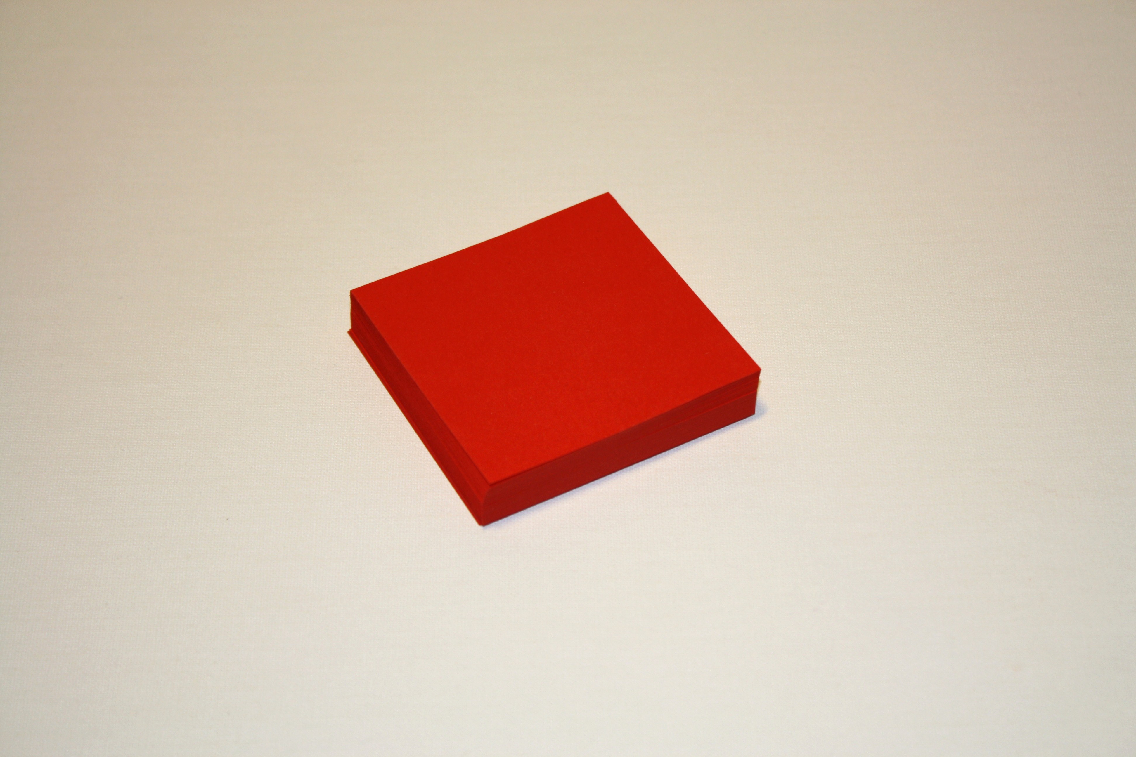 Röda  kort 6x6 cm