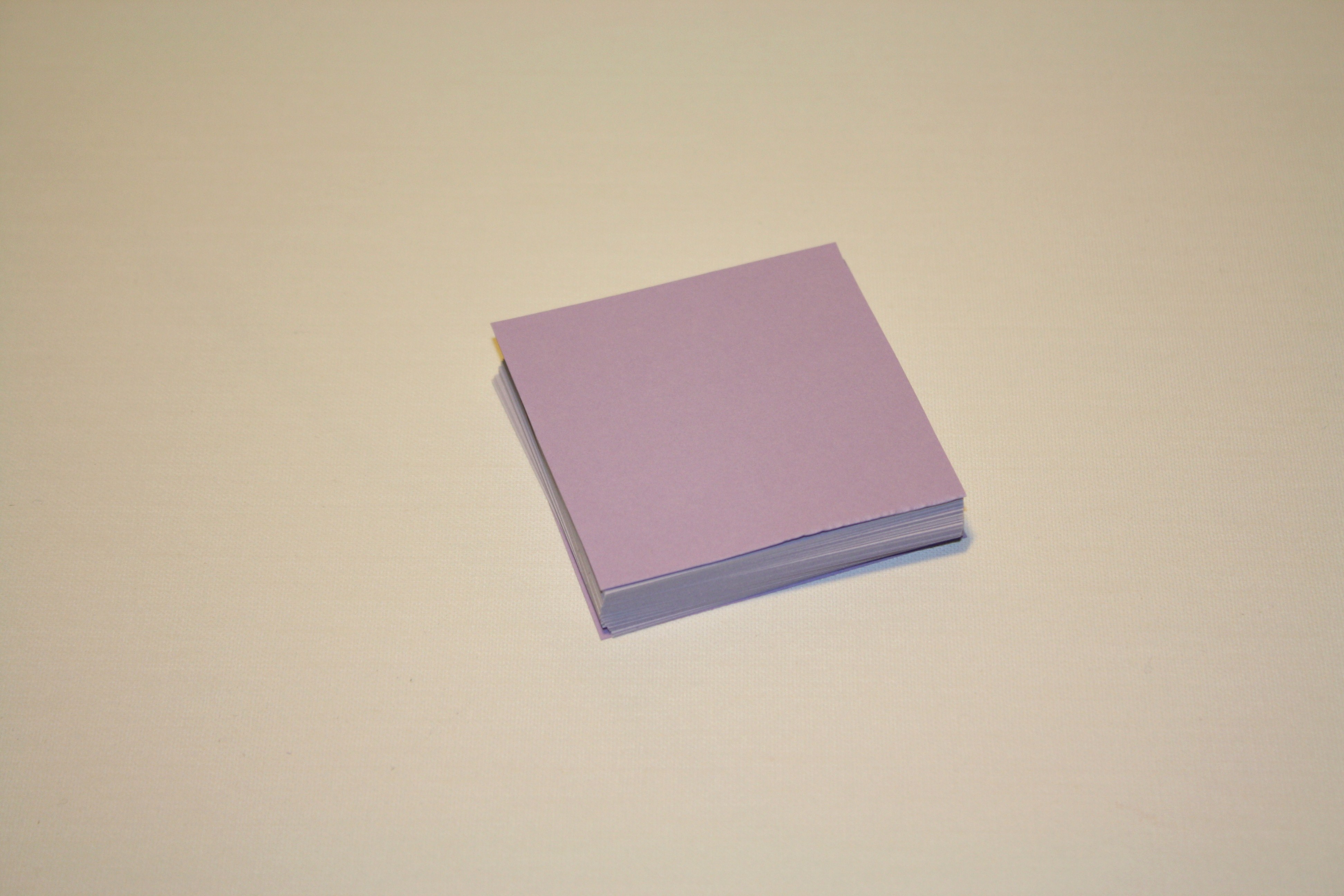 Lila kort 6x6 cm