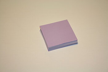 Lila kort 6x6 cm