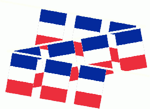 Flaggspel Frankrike