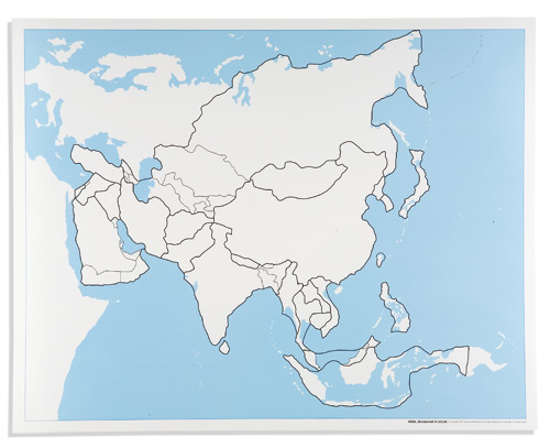 Kontrollkarta Asien utan namn 