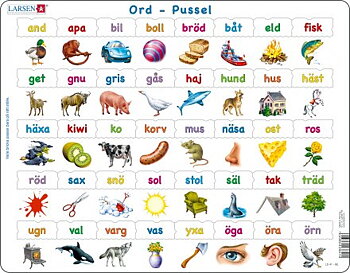 Ordpussel 40 bitar 