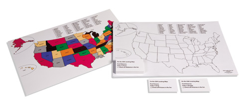 Location color set USA