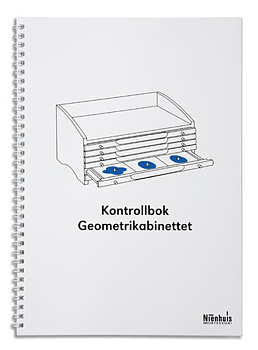 Kontrollbok för geometriska kabinettet, svenska