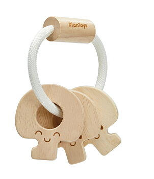 Skallra Nycklar i Trä Baby -  Plan Toys