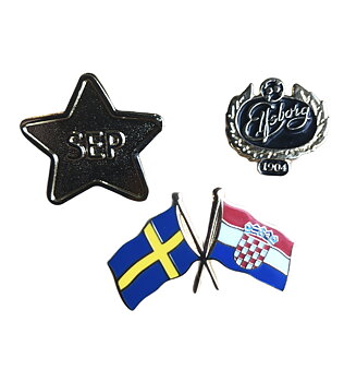 Pins med eget motiv