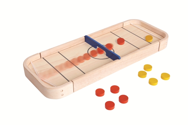 2-IN 1-Shuffle board game från Plan Toys - 2