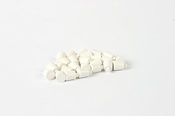Vit knopp till pussel / kabinettet (25)
